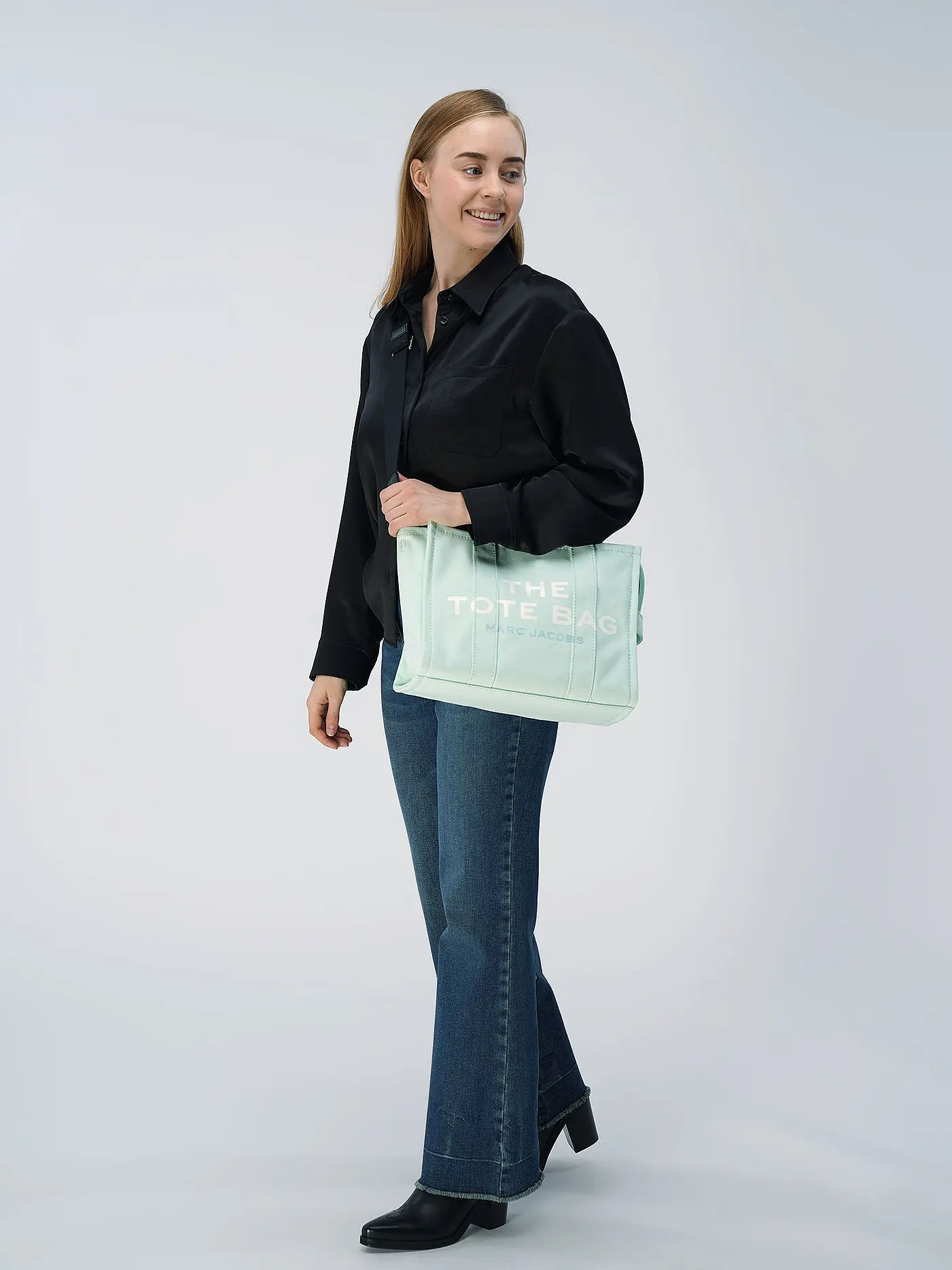 MARC JACOBS | Tasche - Tote Bag THE MEDIUM TOTE CANVAS | mint